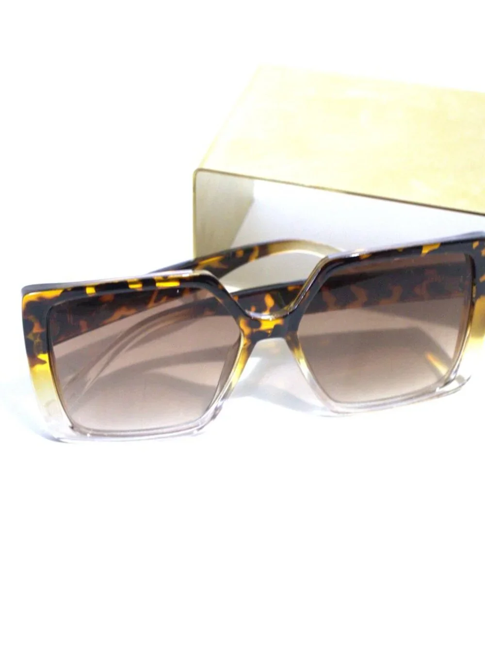 Juicy Couture  Oversized Square Sunglasses, with Gradient Lenses.